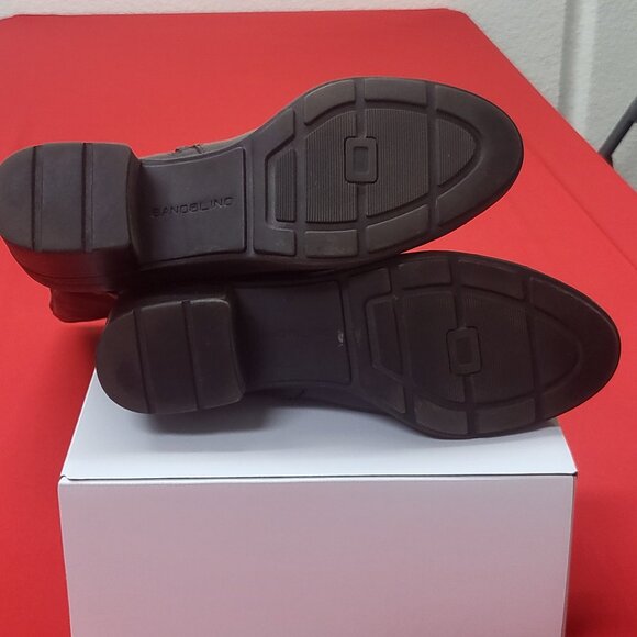 Bandolino leather wide calf tall knee-high boots brown EUC size 10M Bdulla style - Picture 9 of 9